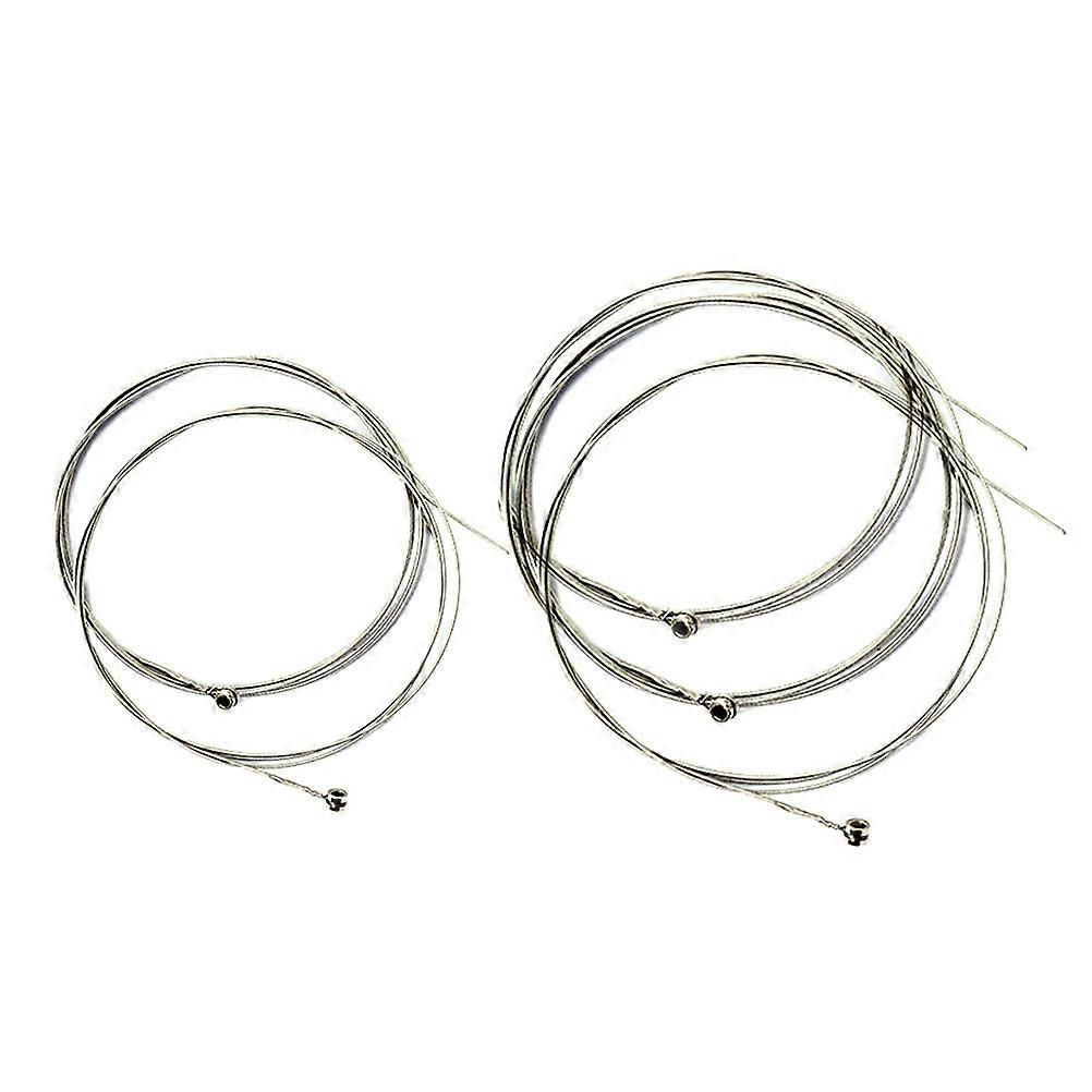 6 String Electric Guitar String Amplifier Strings for Musical Instruments Guitar Bass Silver