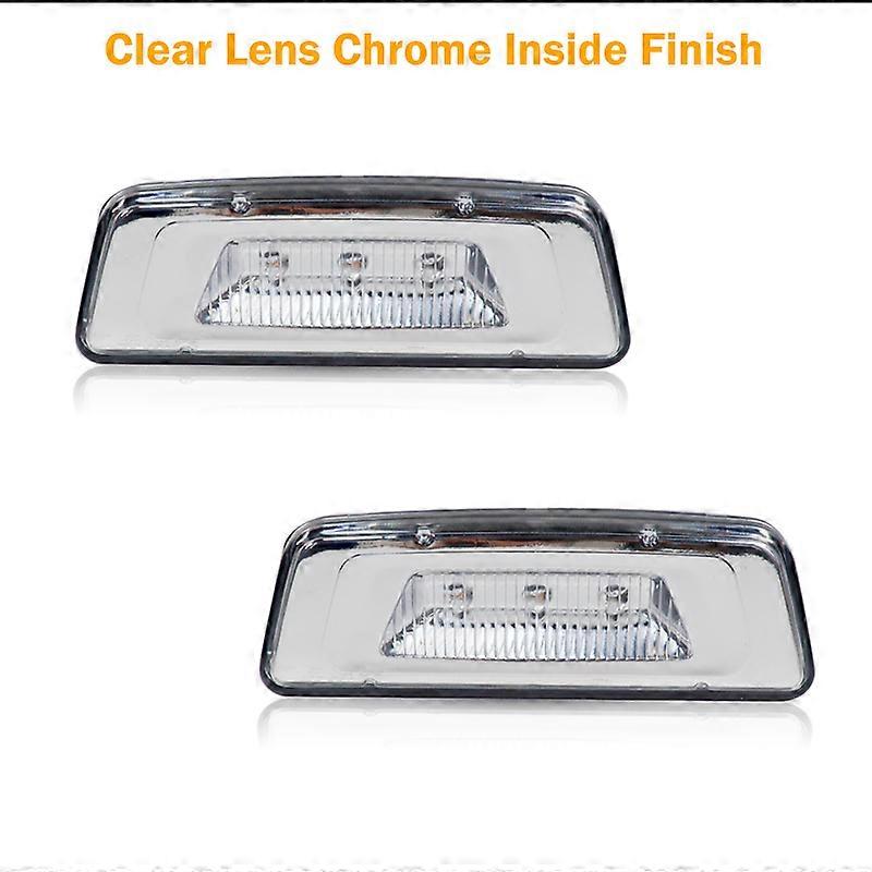 For Kenworth T680 T700 T880 Peterbilt 567 Set-Back Axle models Amber LED Car Front Side Marker Lights Wheel Arches Lights 12V