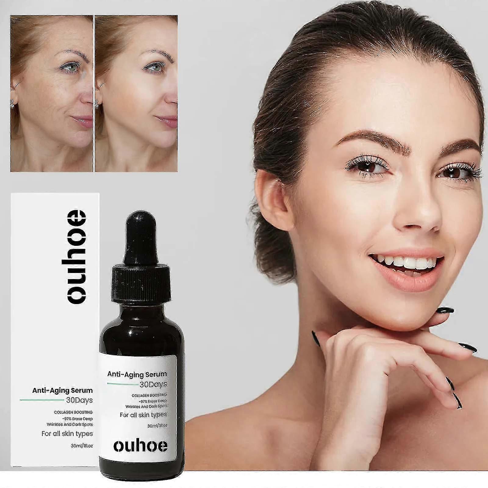 Collagen Anti-aging Essence, Fade Fine Lines And Wrinkles Hydrating Firming Delicate Facial Skin Essence.