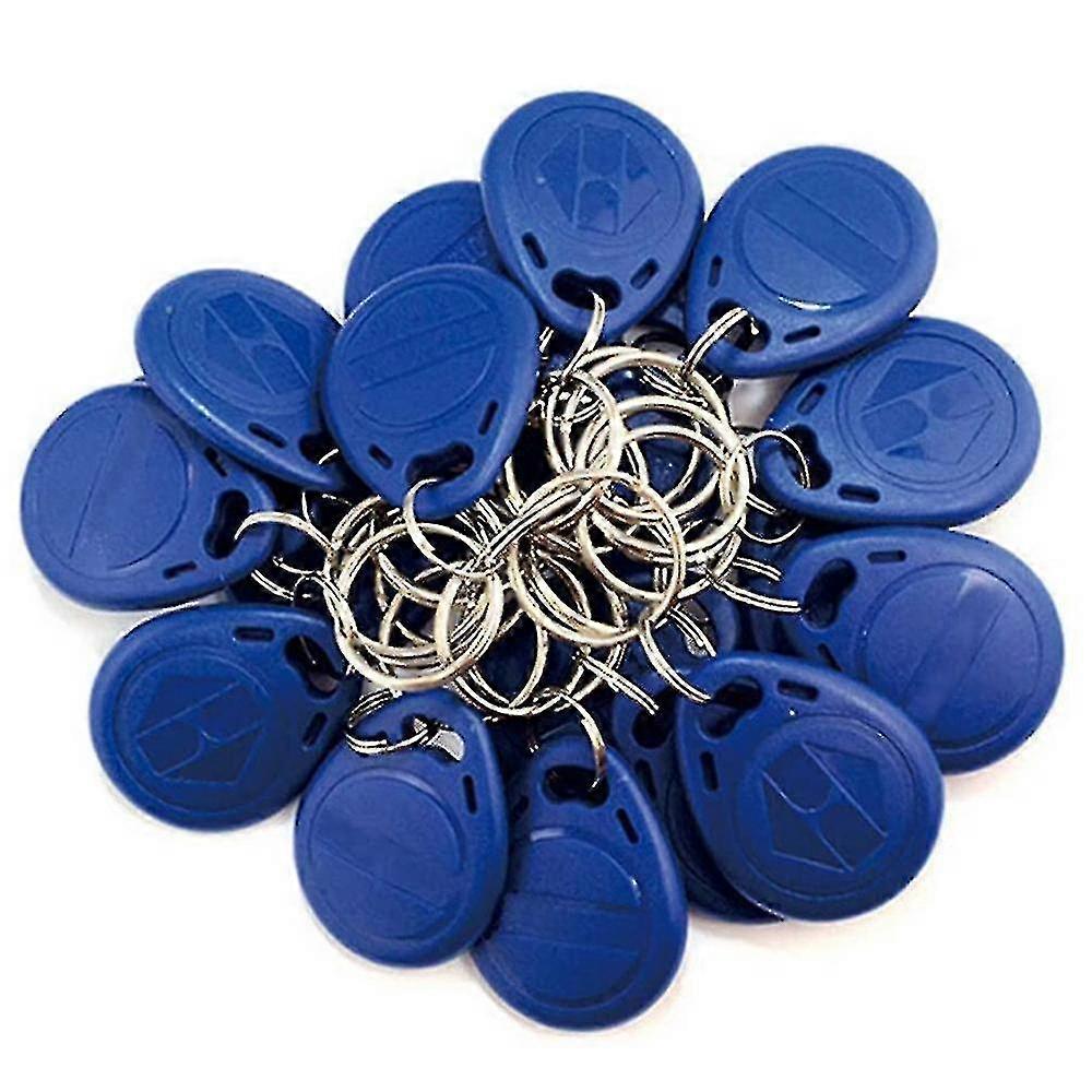 50 Pcs Writable 125khz Rfid Key Fob Proximity Id Card Tag Rewritable T5577 Universal