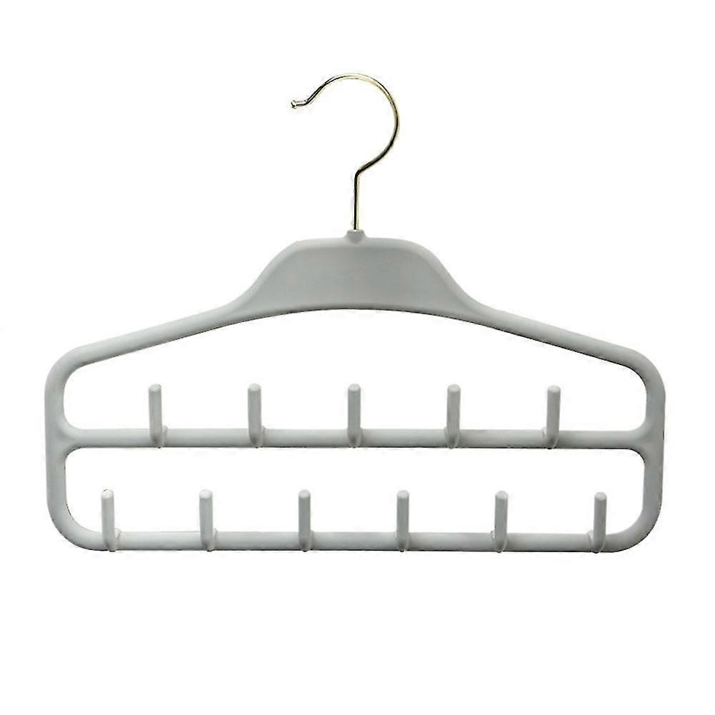 Multipurpose Plastic Hanger Double-layer Hook Seamless Drying Hanger For Home