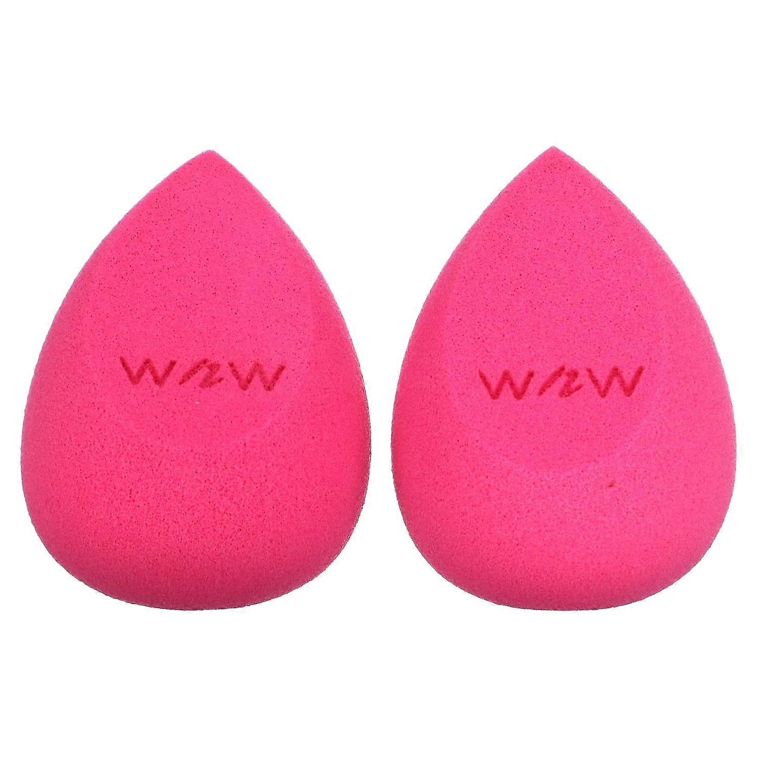 wet n wild, Makeup Sponge, Double Tap, Pink, 2 Pack
