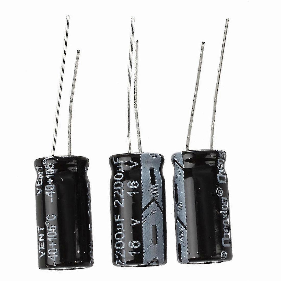 3 X 2200uf 16v 105c Electrolytic Capacitor 10x20mm