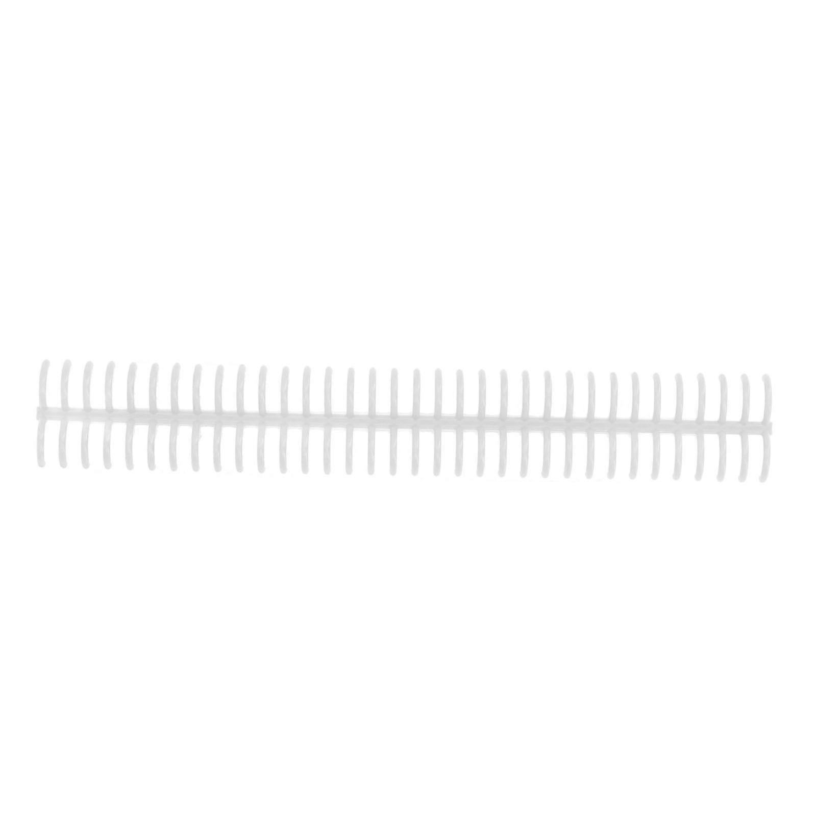 10 Pz Bobine di Rilegatura 34 Fori Polipropilene Resistente all'Usura Binding Spine per Cancelleria Trasparente