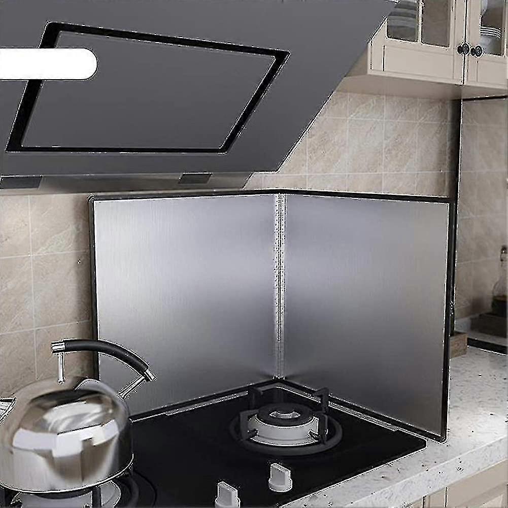 2024 Foldable Baking Splatter Splatter Plate Stainless Steel Oil Guard Splash Screen