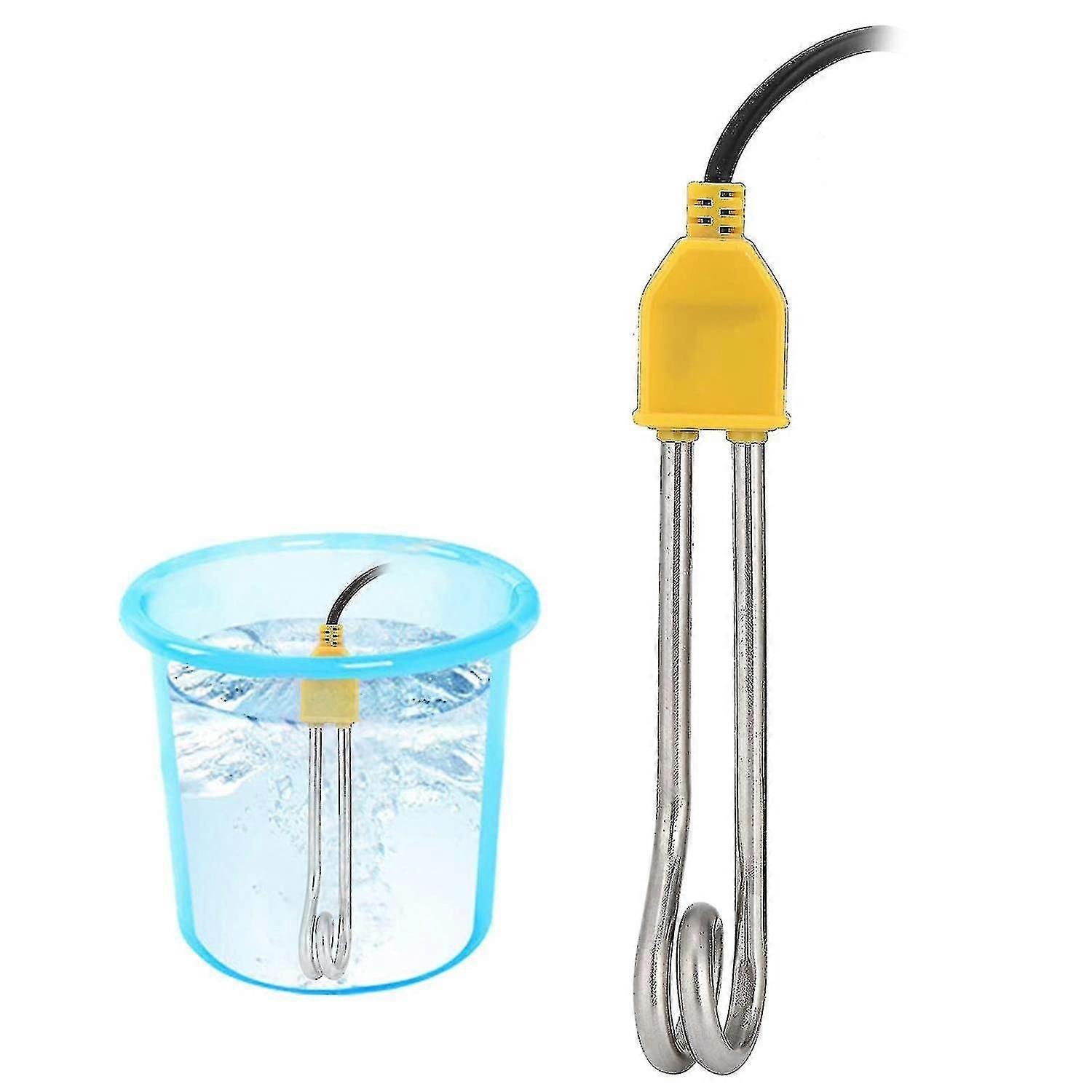 Immersion Heater,600w Portable Electric Immersion Water Heater Boiler Portable Bucket Heater For Heating Bathtub Pond Barrel 1m(us Plug)