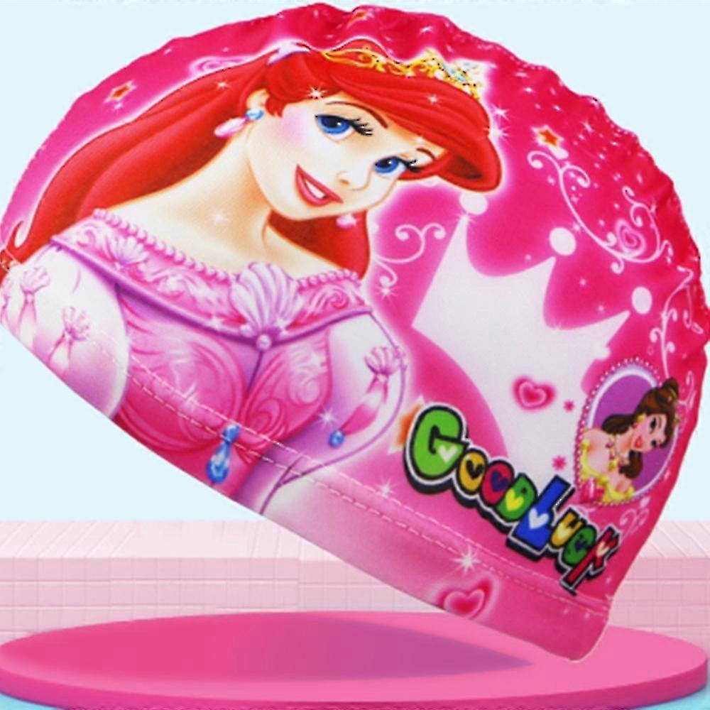 Kids Boys Girls Spiderman Frozen Elsa Swim Cap Summer Swimming Stretch Hat -NMAOV