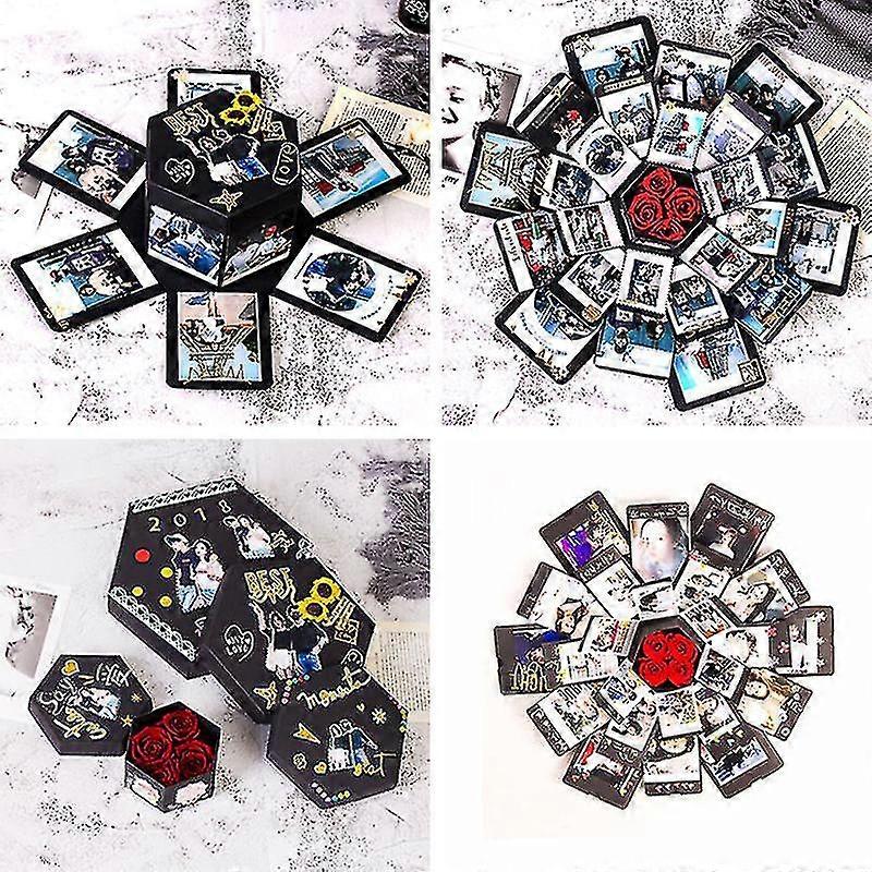 Surprise Explosion Box Love Memory Handmade Diy Photo Album For ...