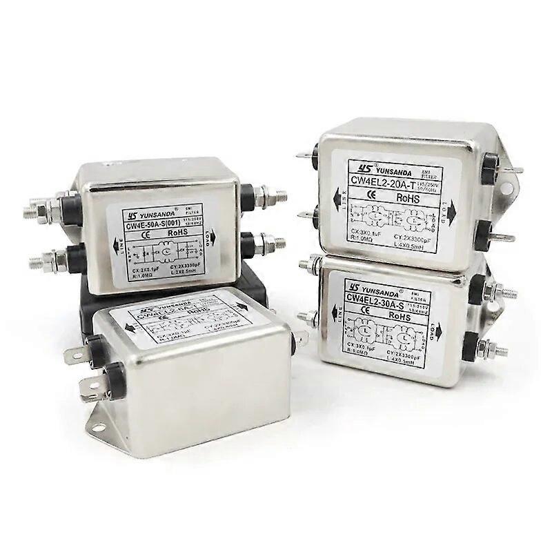 High performance anti-interference single-phase 220V power filter CW4EL2-3A-S screw interface