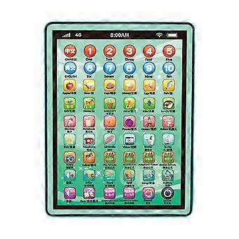 Kinder Tablet Jungen Lernblock mit LED Alphabet Zahlen lehren Mathematik Frühe Entwicklung Interaktives elektronisches Spielzeug Weihnachtsgeschenke Babyspielzeug für Jungen