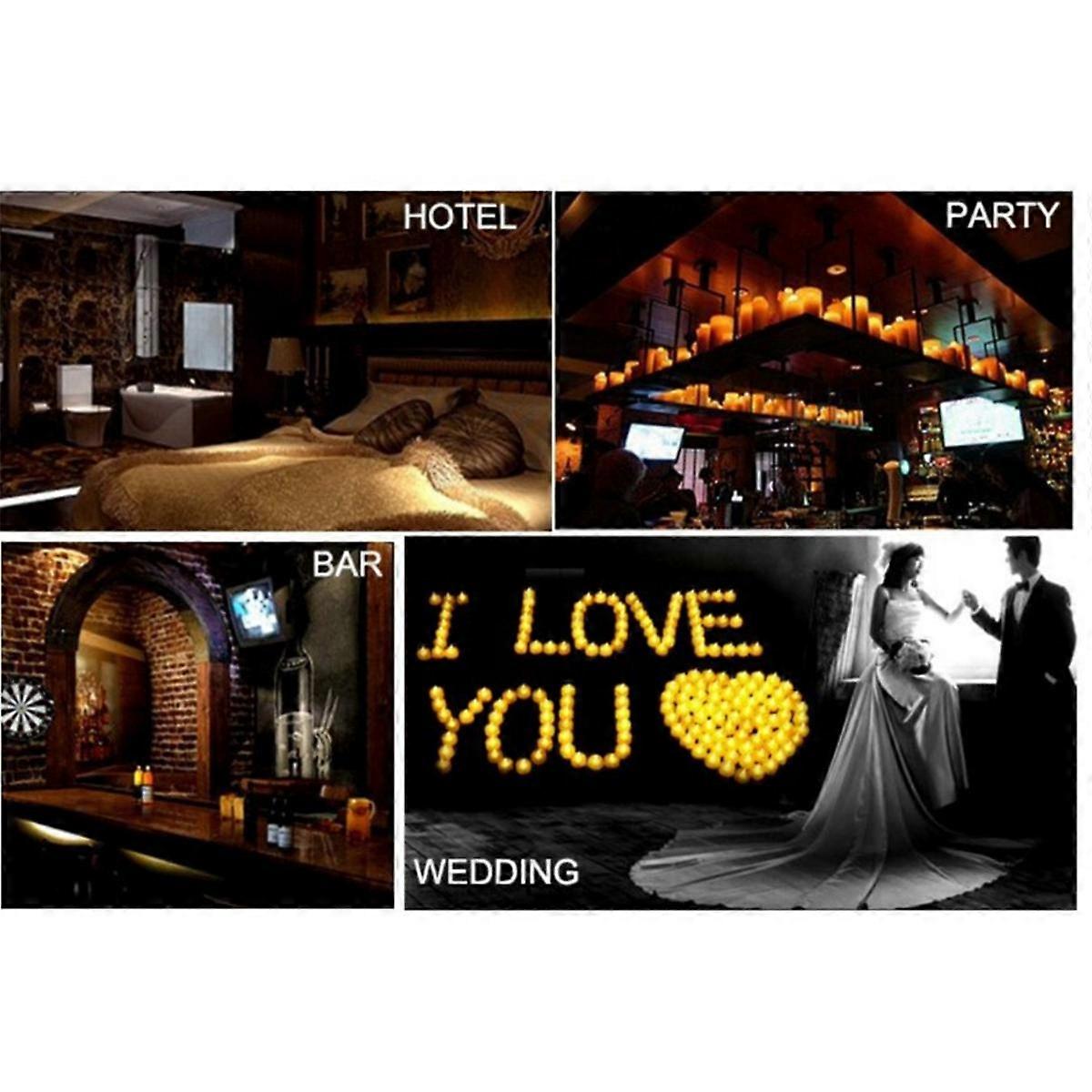 Simulation Flameless LED Candle Light Long Pole Tear Candle Birthday Colorful Shell Yellow Flash De