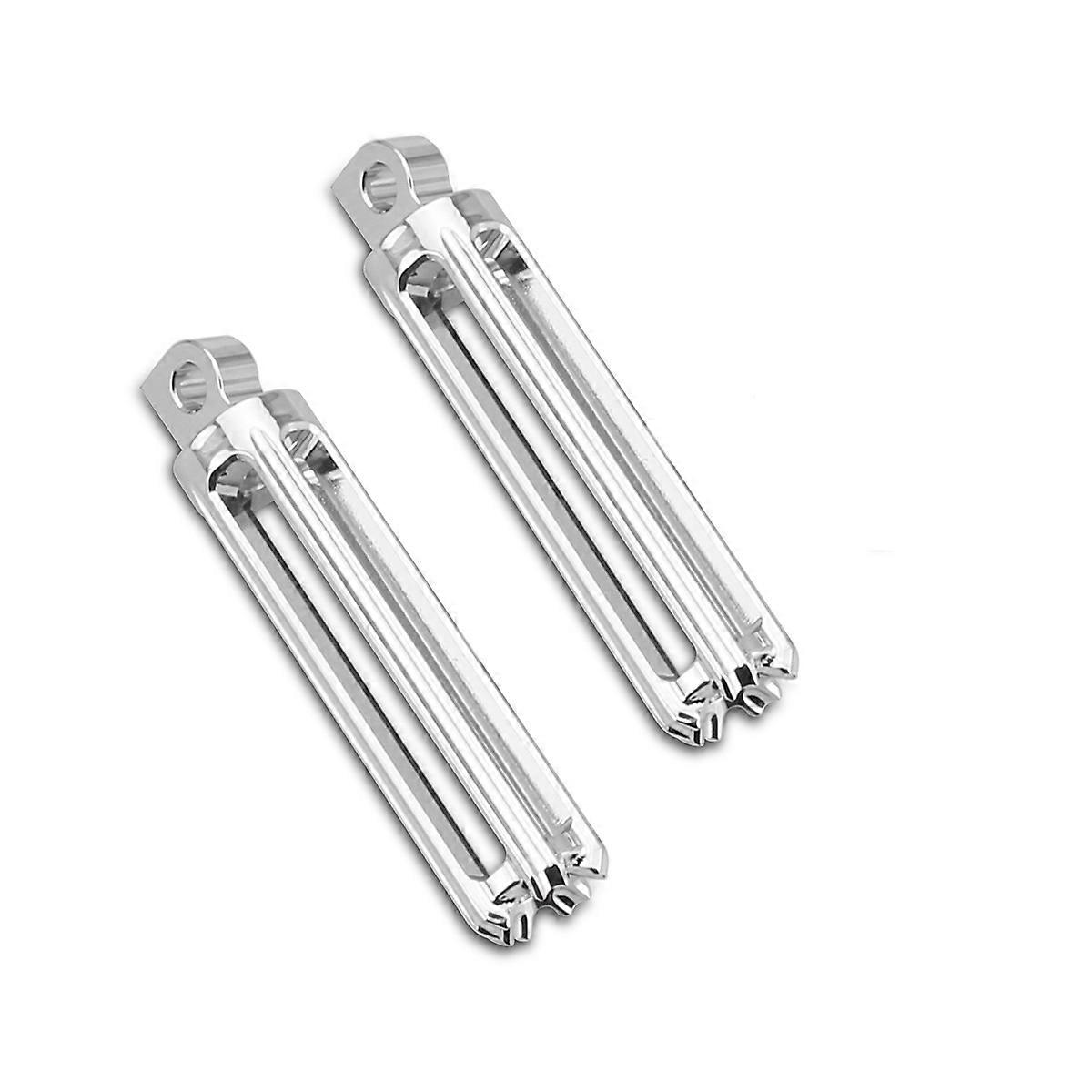 أقدام قدم الركاب المقياس بالكروم لأوتاد جبل هارلي FLHX FLTR ذكر جبل أوتاد Softail Dyna Sportster XL انزلاق