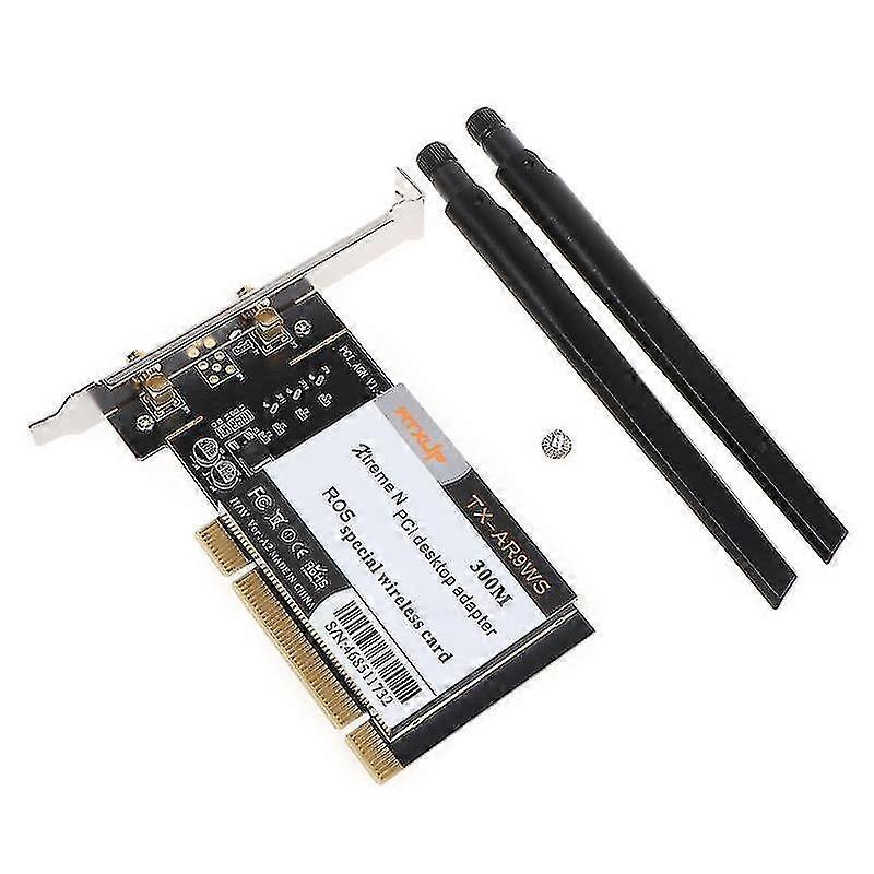 Atheros Ar9223 Pci 300m 802.11b/g/n Wireless Wifi Network Adapter For Desktop