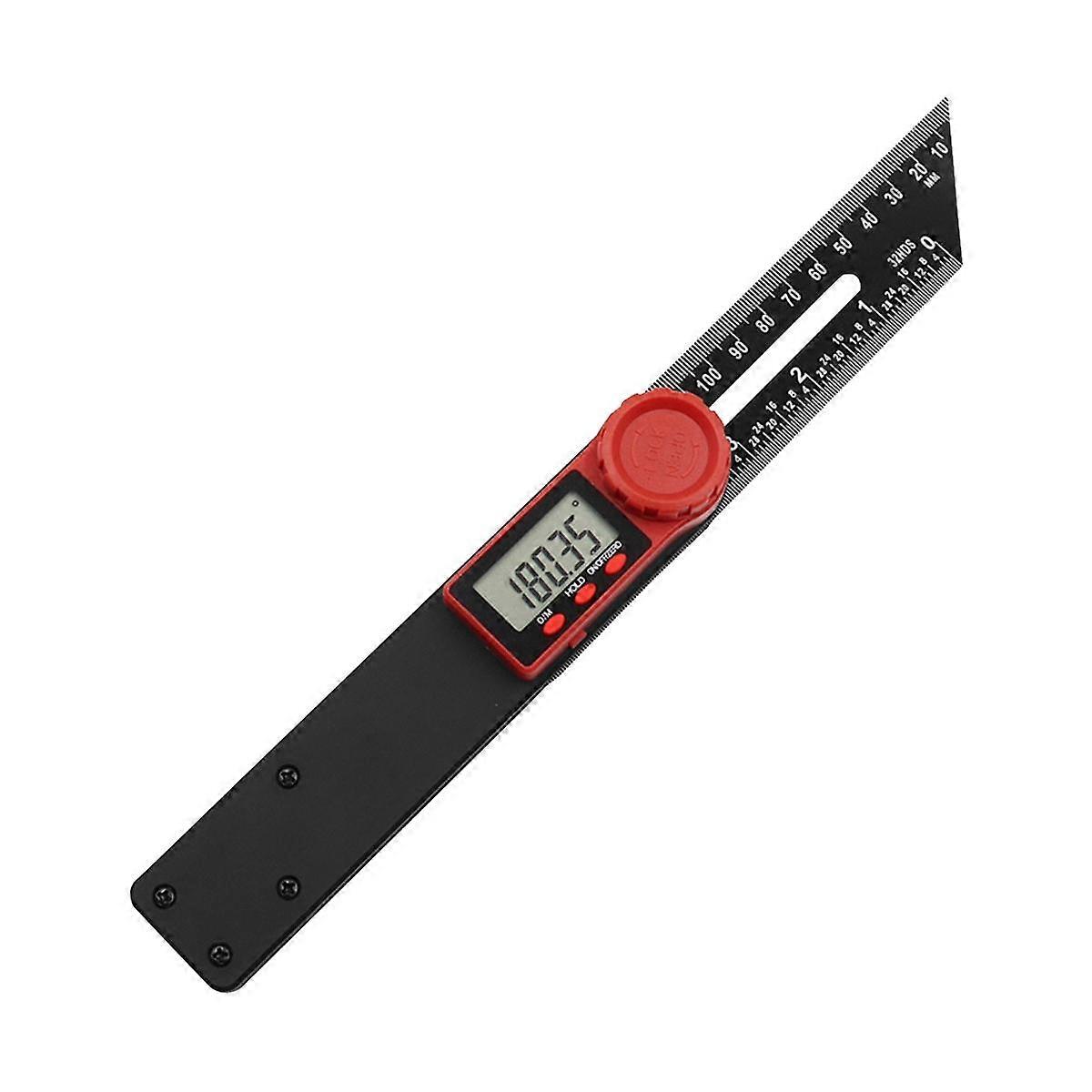 Digital Goniometer TType Bevel Gauge and Protractor 180Mm/360 LCD Display for Woodworking Metalwor