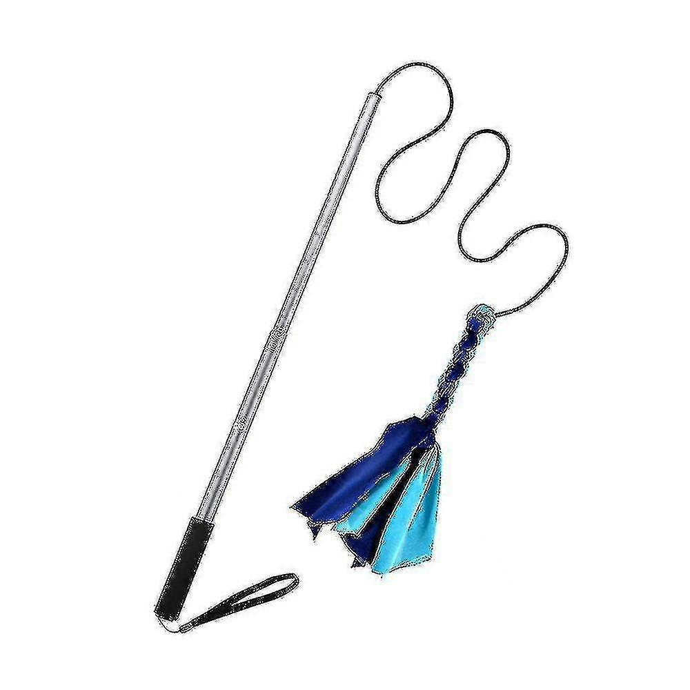 Dog Extendable Teaser Wand Pet Teasing Flirt Pole Funny Interactive
