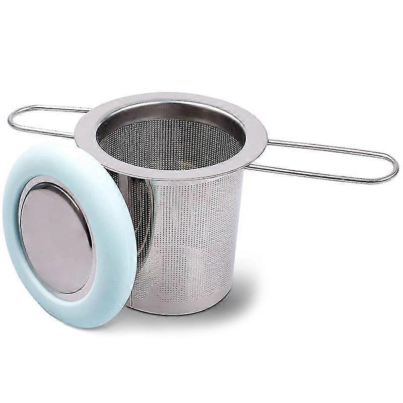 Tea Infuser Stainless Steel Tea Strainer Folding Handle Tea Filter Extra Fine Mesh Strainer Brewing