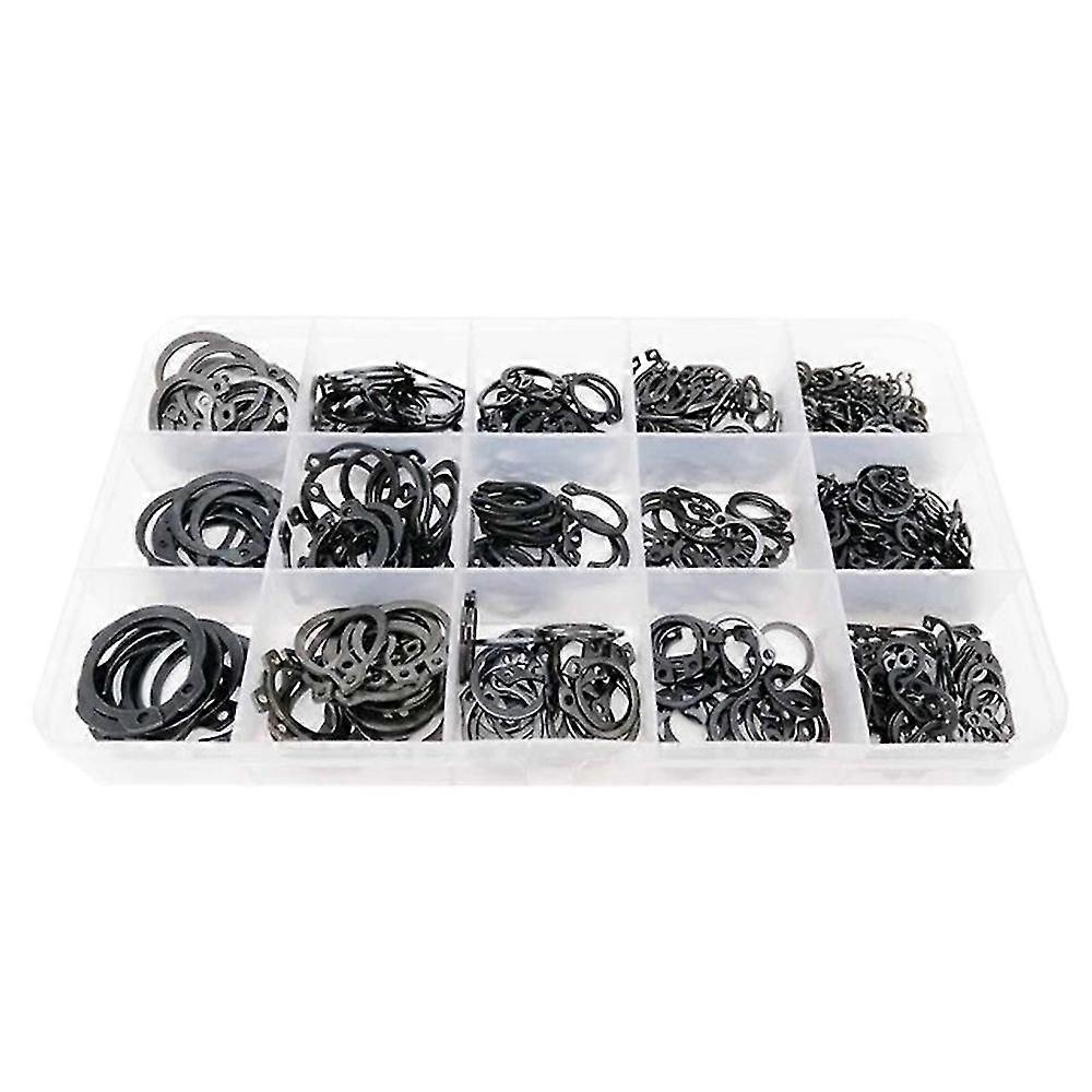 500 Pcs C-type Retaining Ring M5-m20 Shaft Stop Snap-in Retaining Ring C-type Bearing Retaining Ring
