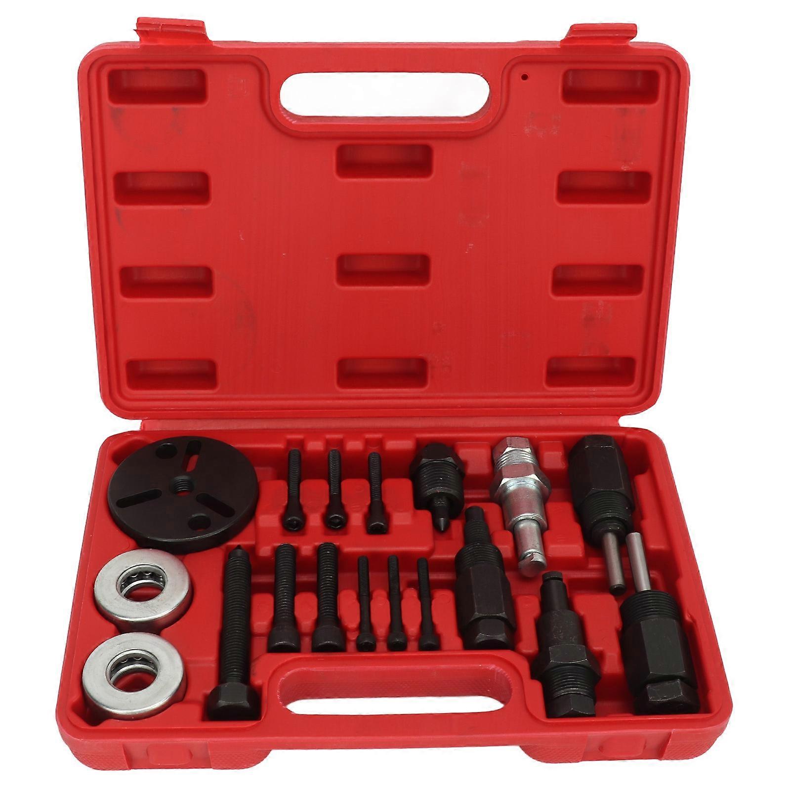 18 st AC Koppling Borttagningsverktyg Bil Luftkonditionering Kompressor Koppling Avdragare Borttagning för Bilreparation