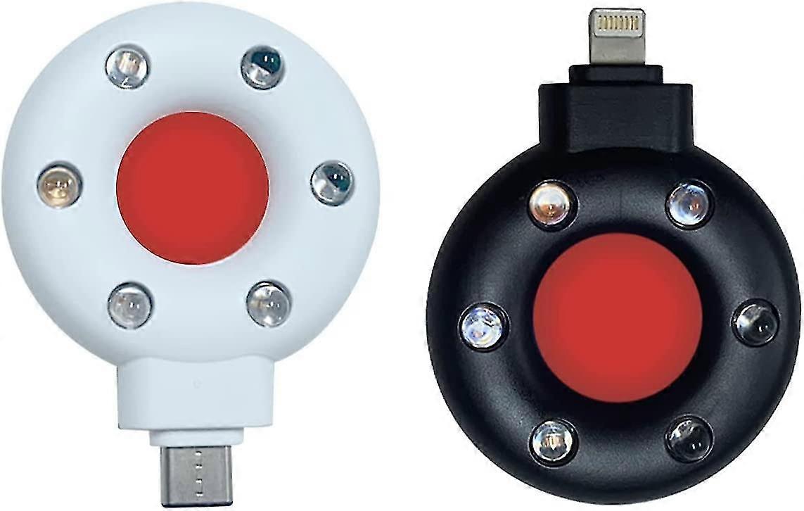 Détecteur de caméra cachée 2 Pcs Spy Finder, détecteur de bugs, détecteurs anti-instantanés portatifs Theanti-caméra