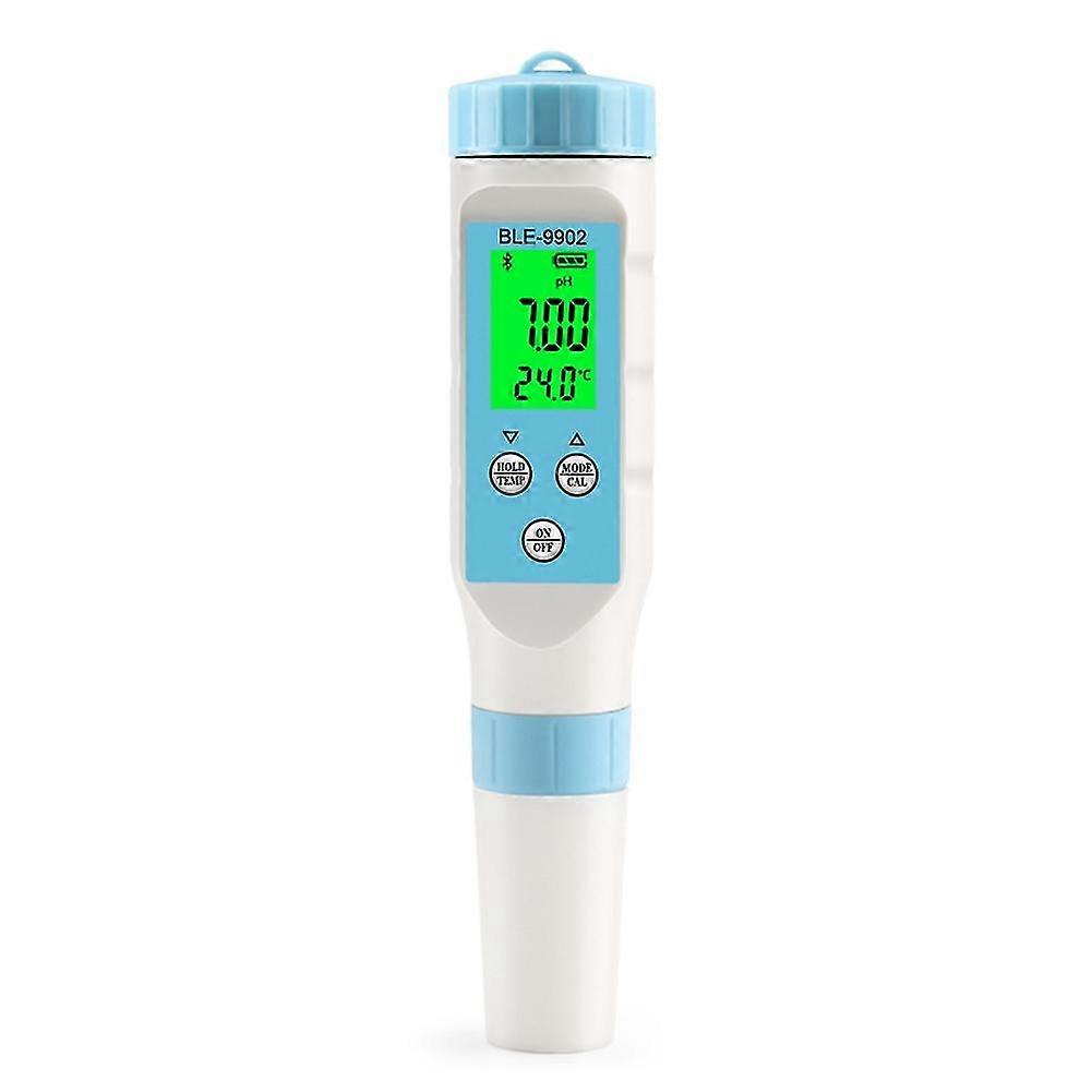 Smart Bluetooth PH Meter PH Tester 0.01 PH High Accuracy Water Quality Tester with ATC: 3 in 1 PH E