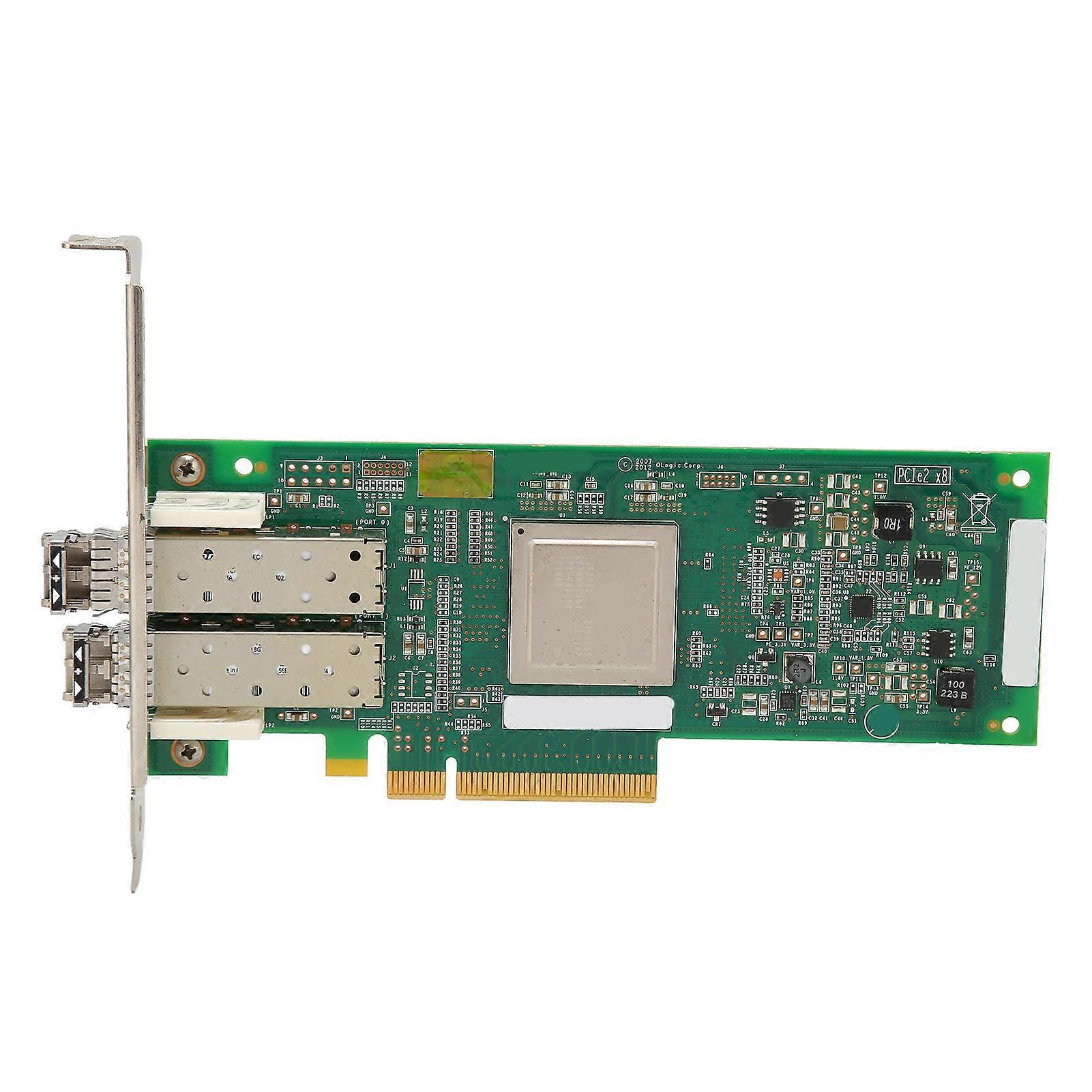 QLE2562 Dual Port Fiber HBA Card with 2 Module 8GB Plug and Play Enhanced Virtual Performance HBA Card for Data
