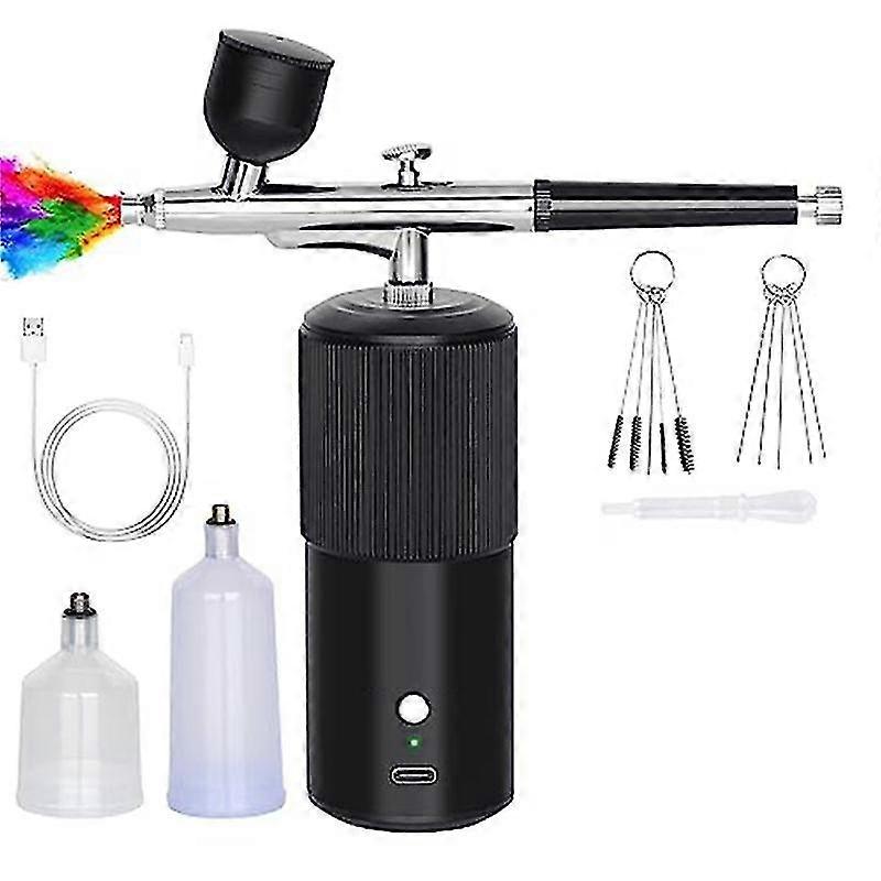 Airbrush Kit - Rechargeable Handheld Airbrush Compressor, Professional Cordless Auto Airbrush, for