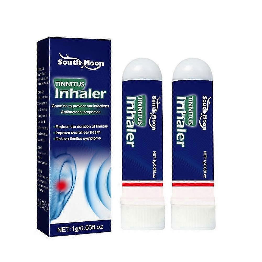 2X Öra Ringande Lättnad Behandling Inhalator Lindra Dövhet Tinnitus Klåda Öronvärk Öra Hård Hörselbehandling Hälsovård-SYKJ