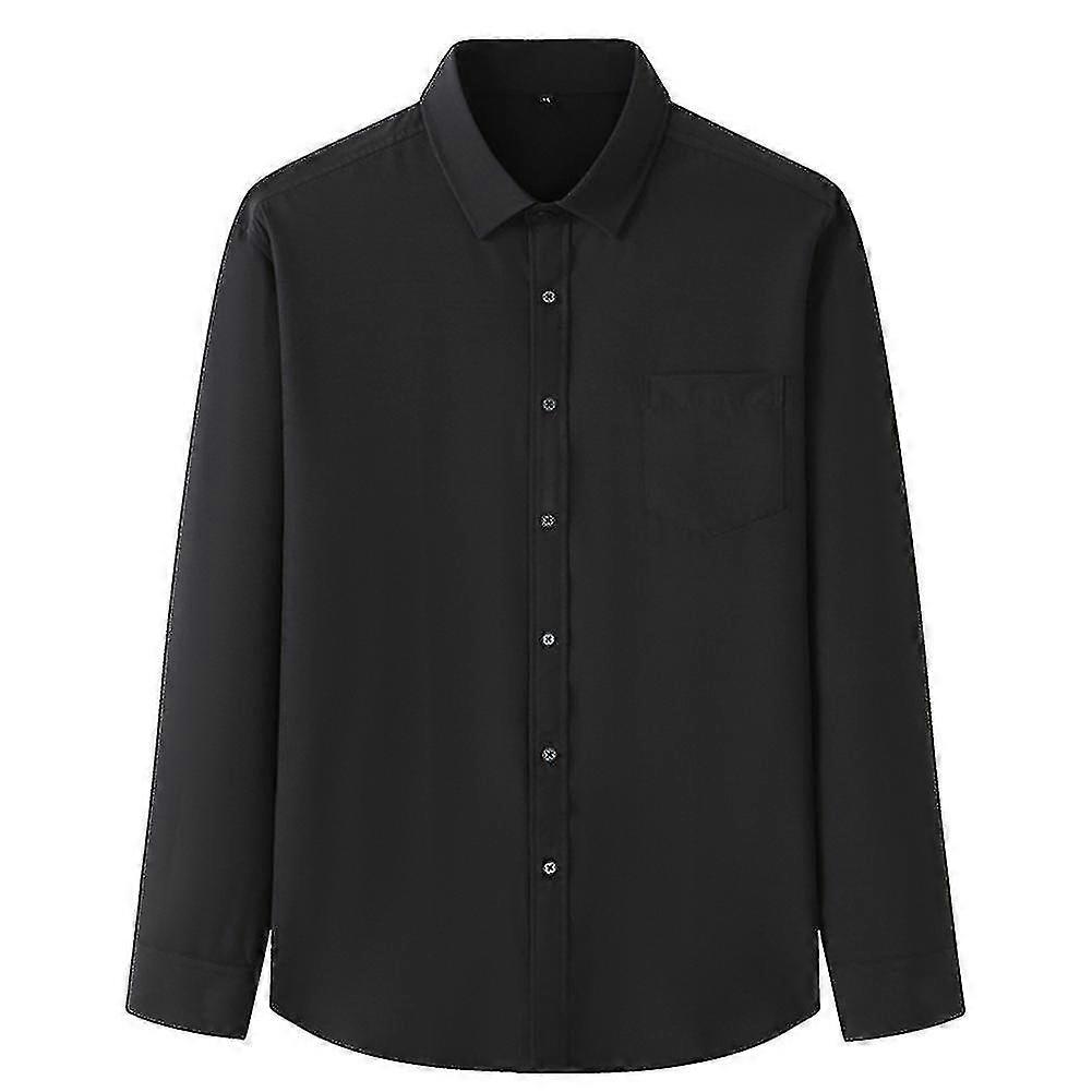 Camisa de manga comprida clássica clássica masculina