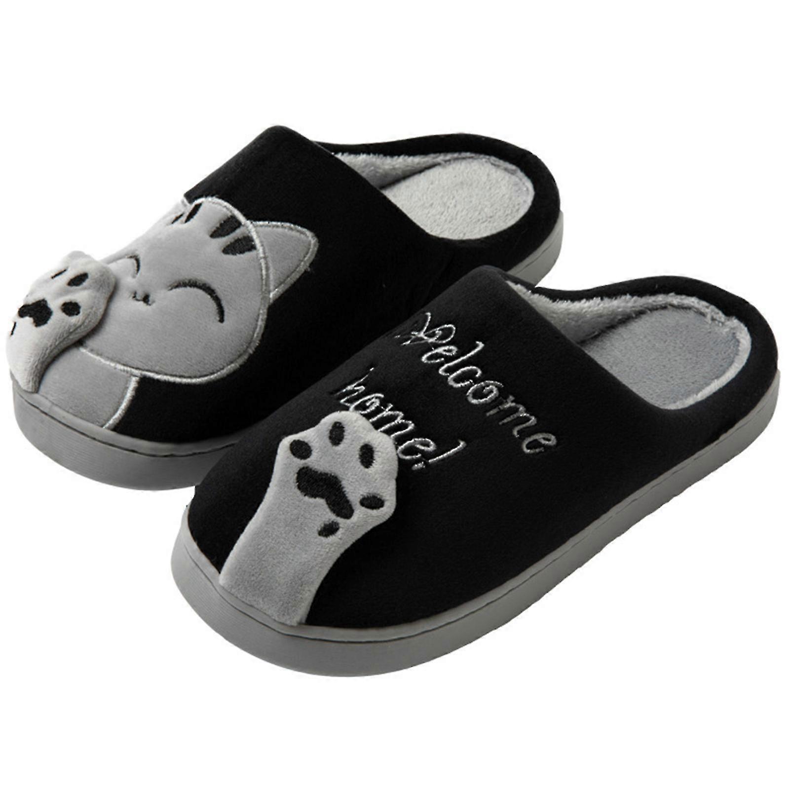 Slip On Pantofle Teplé domácí boty Dospělý protiskluzová podrážka Maneki-neko Slide Pantofle Zimní dům Boty Vnitřní A Venkovní