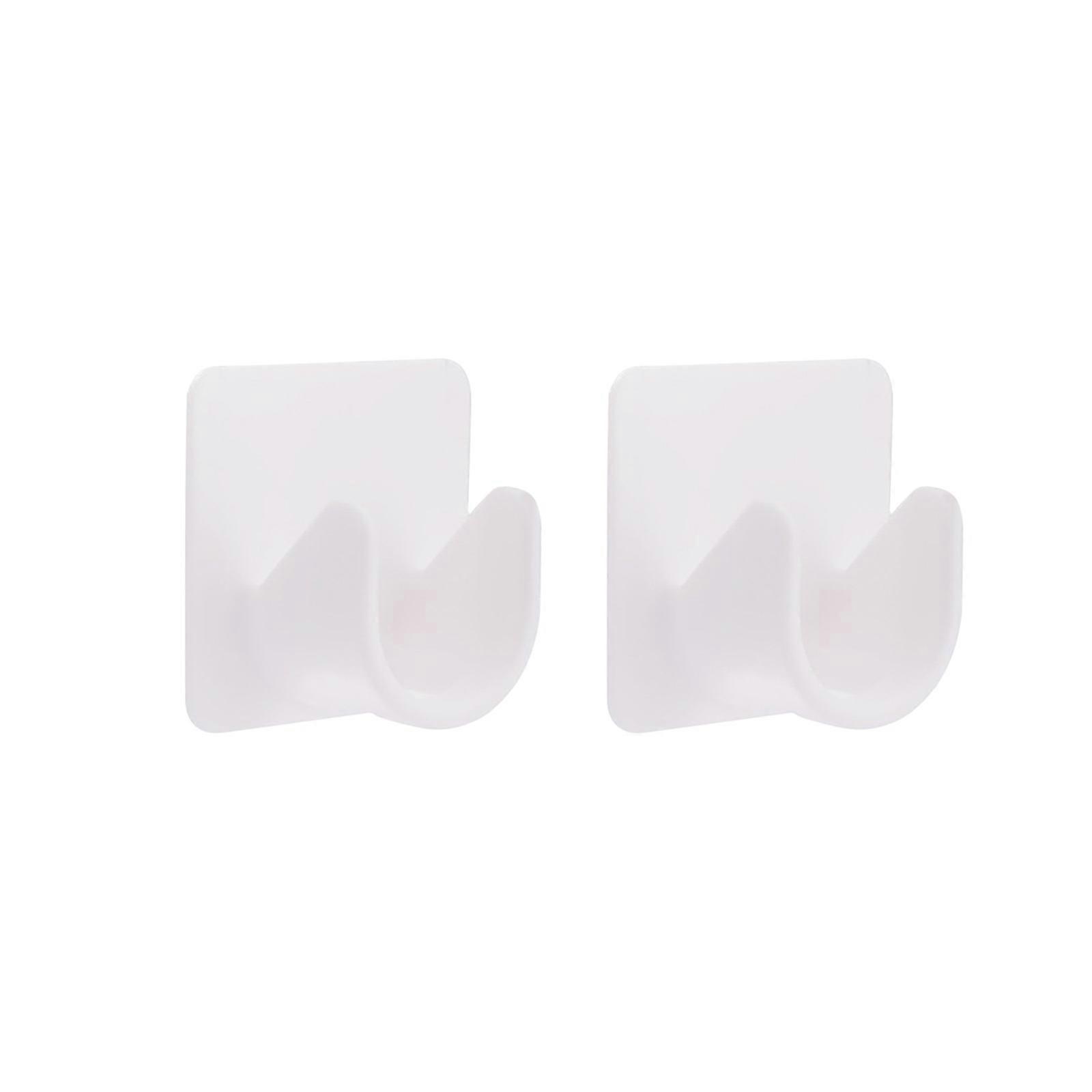 2PC Wall Hanger Arc-shaped Slot Telescopic Rod Fixed Support Rod Supporting Spray Bottle Hanger