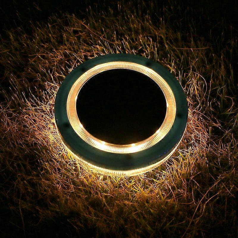 2pcs Floating Solar Pool Lights - Waterproof Induction LED Light (Warm Light)