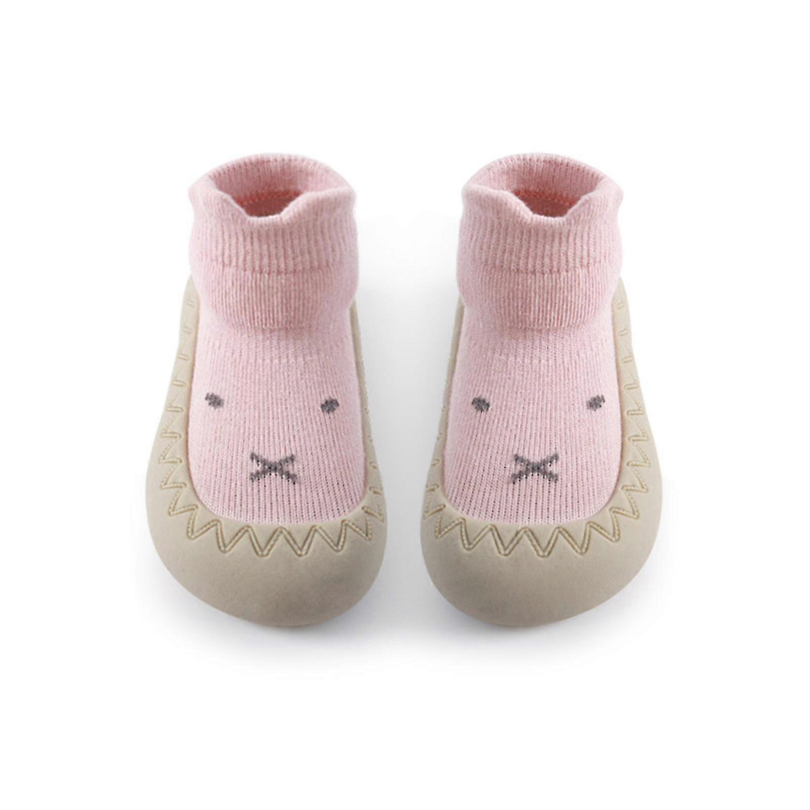 Baby Toddler Barfodet Gulvstrømper Anti Slip-on Indendørs Bomuld Bløde Sko