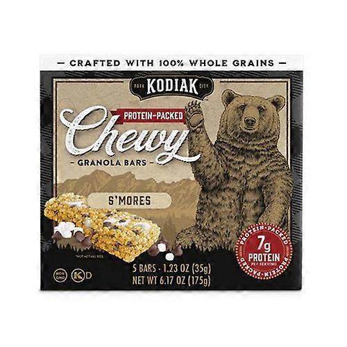 Kodiak Cakes Chewy Granola Bars S'Mores ,6.17 Oz (Case Of 12)