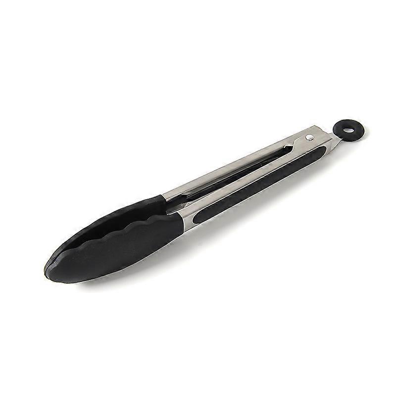 1pc Silicone Kitchen Tongs 9 Inch, Non-Stick Heat Resistant Up To 480F, Stainless Steel With Silicone Tips, Ideal For Cooking And BBQ, Kitchen Utensil