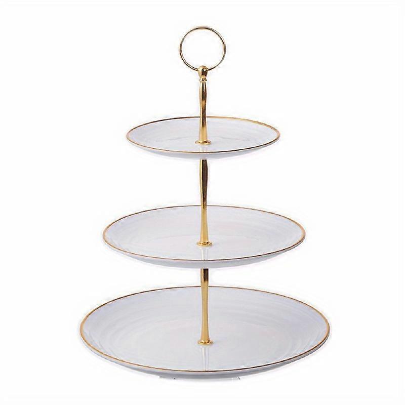 Elegant 5-Piece Cake and Cupcake Stand Set Includes 2 Large 3-Tier Stands & 3 Serving Trays for Display Ideal for Weddings, Birthdays, Tea Parties &
