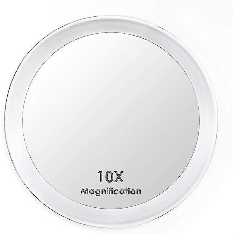 Minglan 10x Magnifying Mirror With 3 Suction Cups, Make-up Mirror With 10x Magnification