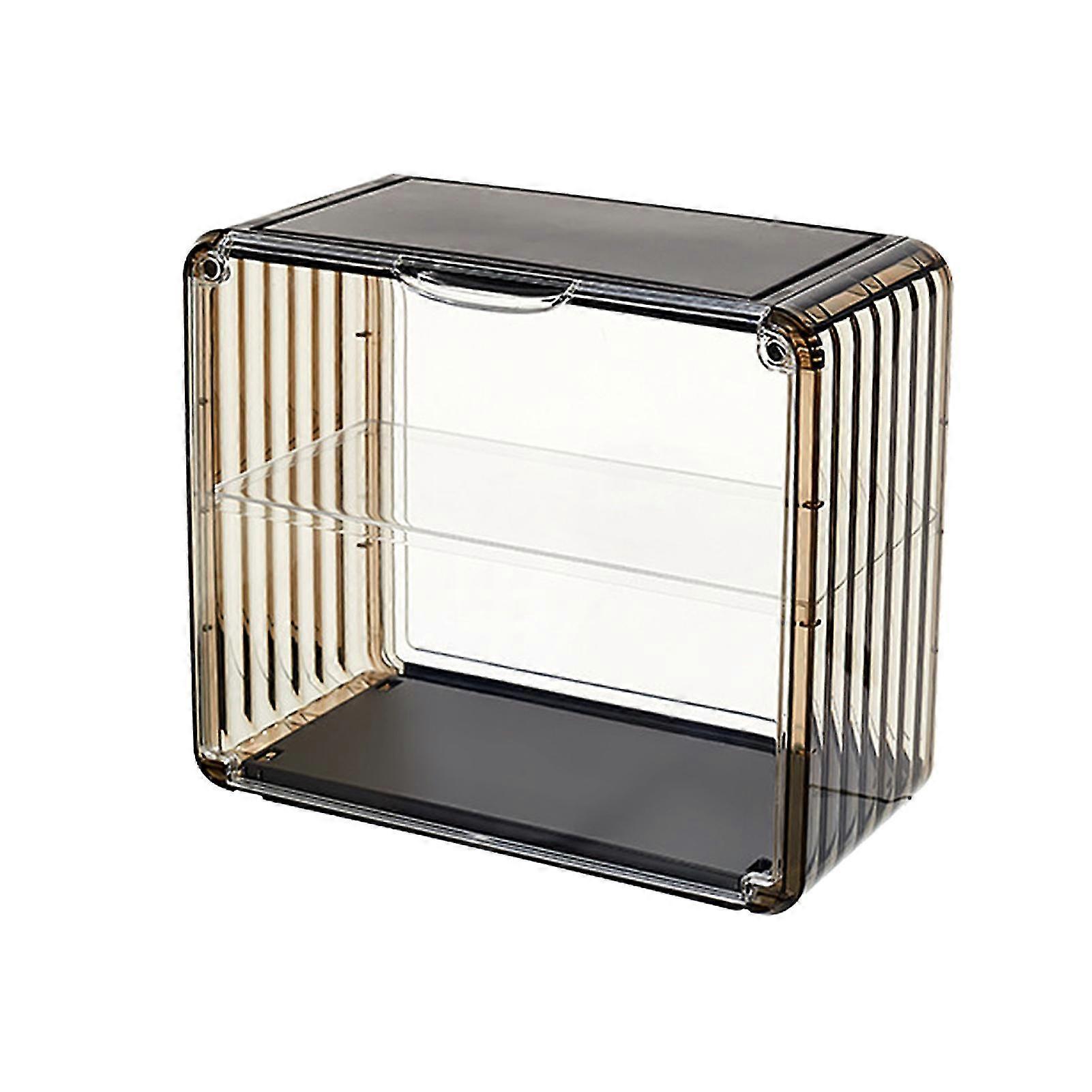 Small Size Tea Brown Acrylic Display Case for Action Figure Collectibles