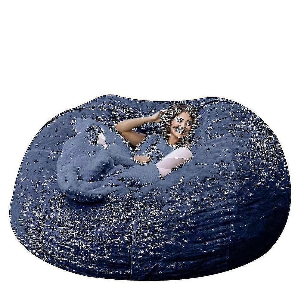 Lazy Sofa Bean Bag Pelliccia artificiale Bean Bag Bean Sofa-Esclusi i riempitivi