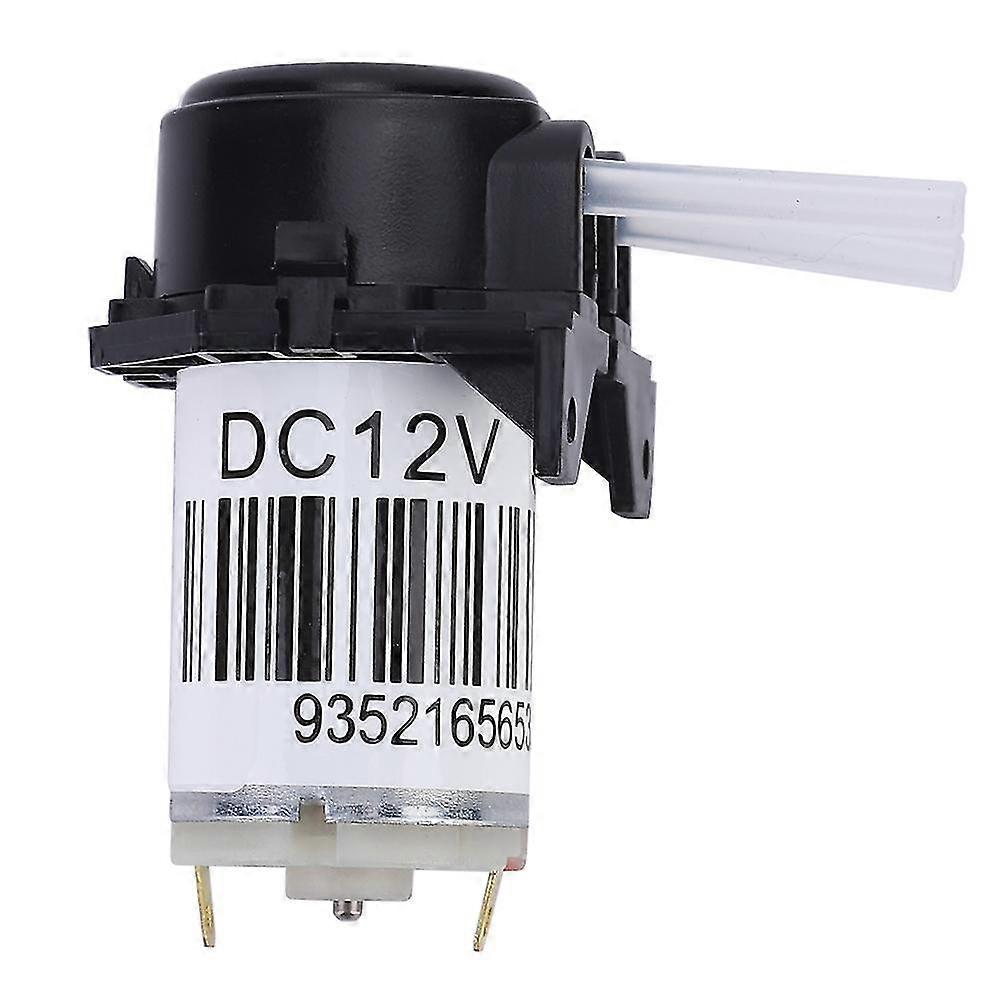 12V Micro Peristaltic Pump with Silicone Tube for Experiment - Self Priming and Right Angle Design