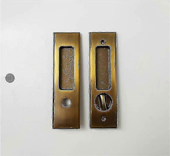 Pocket Door Handle With Key Sliding Door Lock Key Recessed Door Handle 160mm-yvan