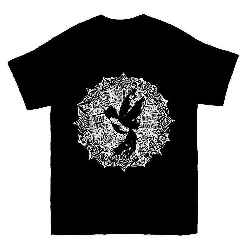 Mandala Circle kolibri T-shirt