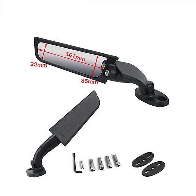 QX Motorcycle Mirror Modified Wind Wing Adjustable Rotating Rearview Mirror Moto Accessories for YAMAHA YZF R6 R1 R25 R3 R125 R15