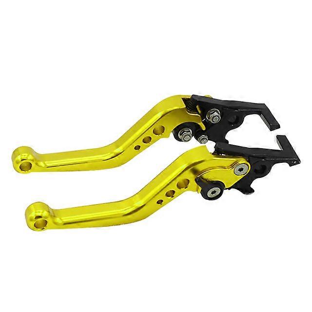 Pair Motorcycle Motorbike CNC Metal Adjustable Hand Lever1 Brake Handle Grip