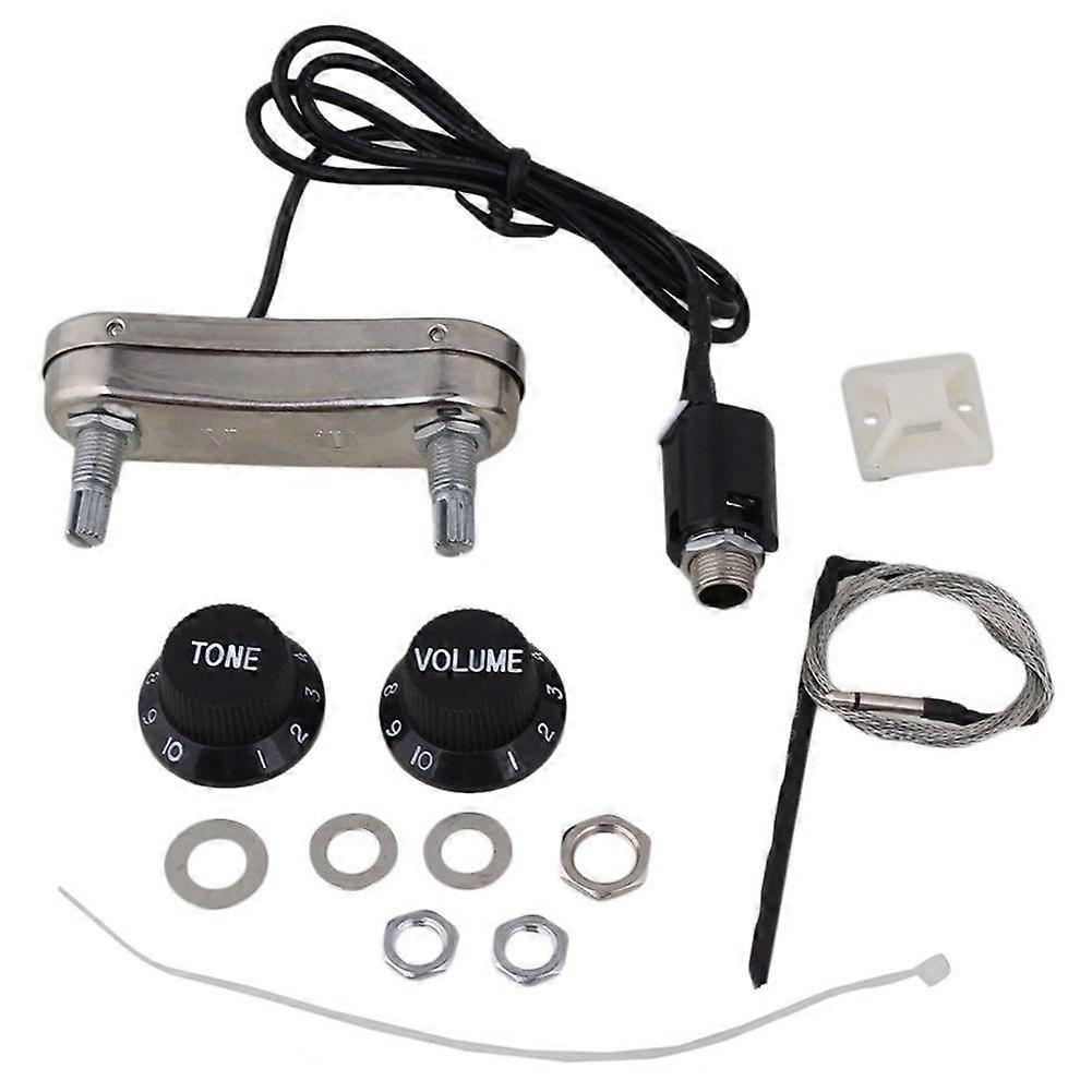 Akustisk gitarpickup Piezo og passiv forforsterker PS700