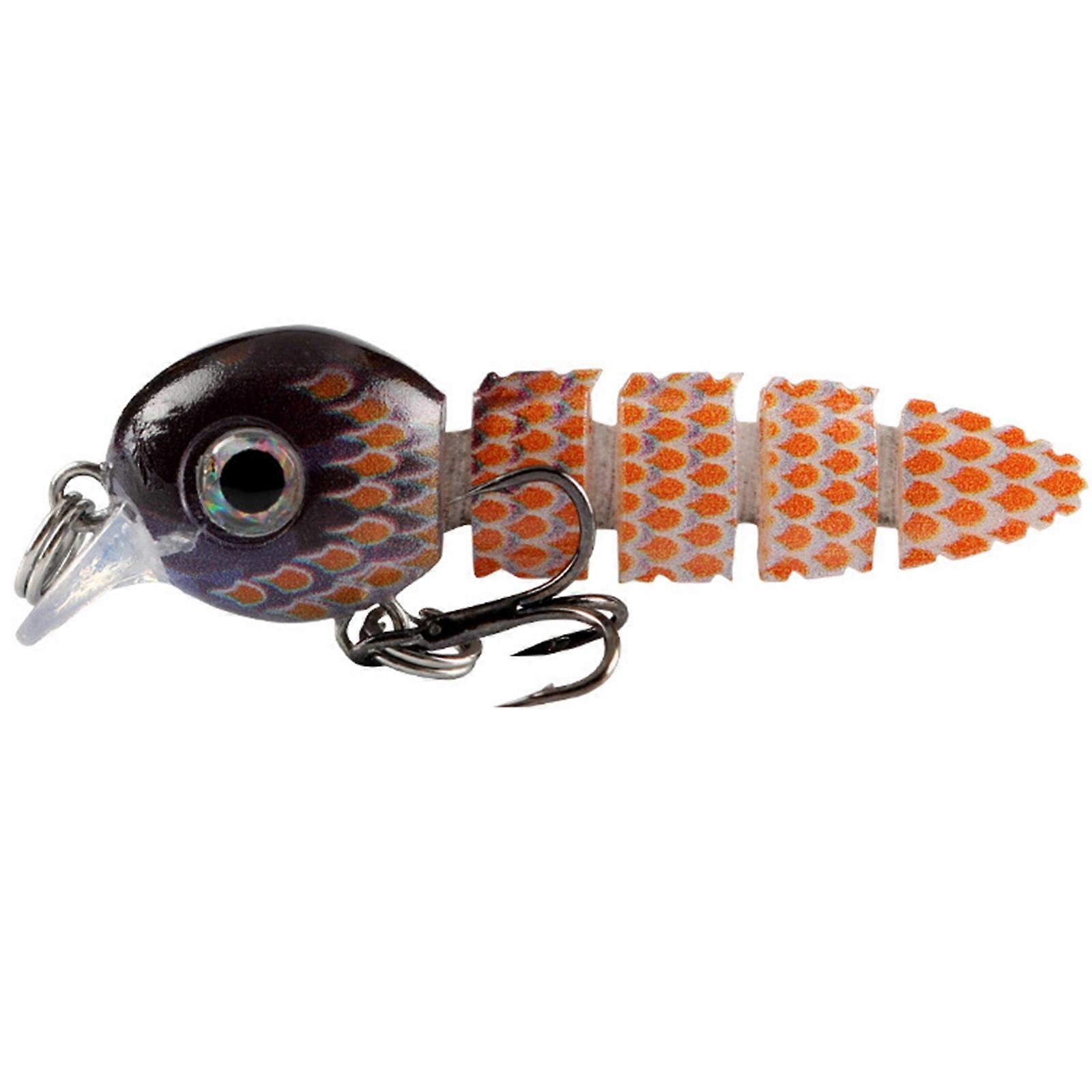 3D Minnow Fishing Lures Salt Swimbait Wobbler Multi-Section Jointed Fish Lure