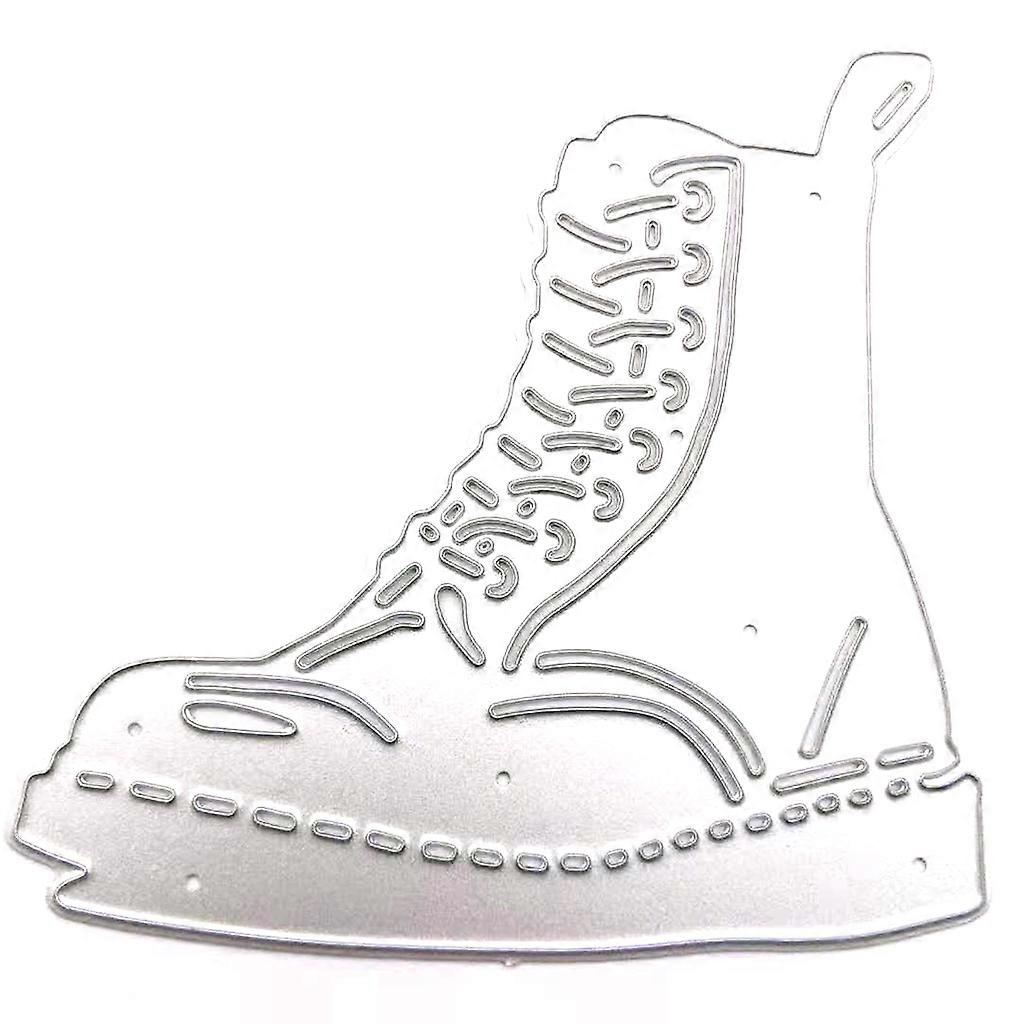 1 Pack Boot Cutting Die Stencil Boots Styling Embossing Script Die Stencils