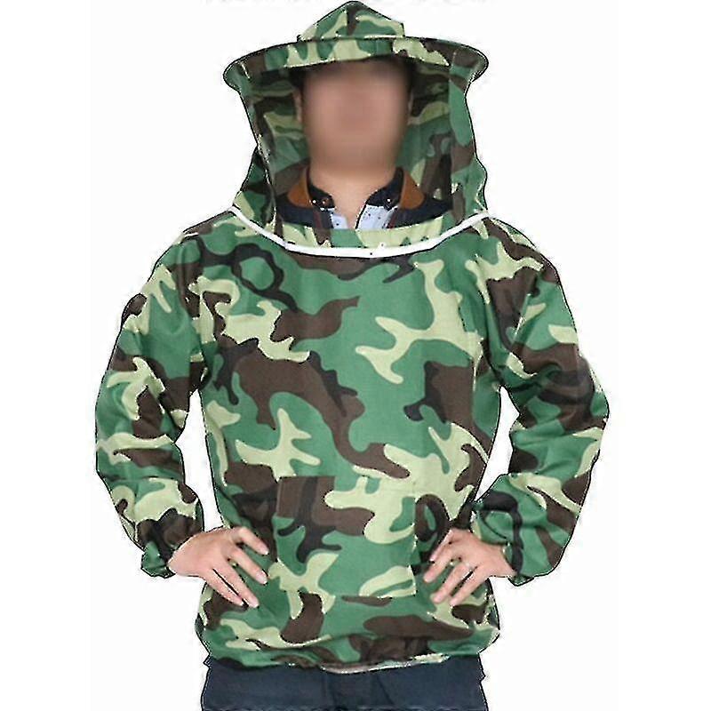 Beekeeping Tools Full Bee Protective Clothing (camouflage Top) Gift