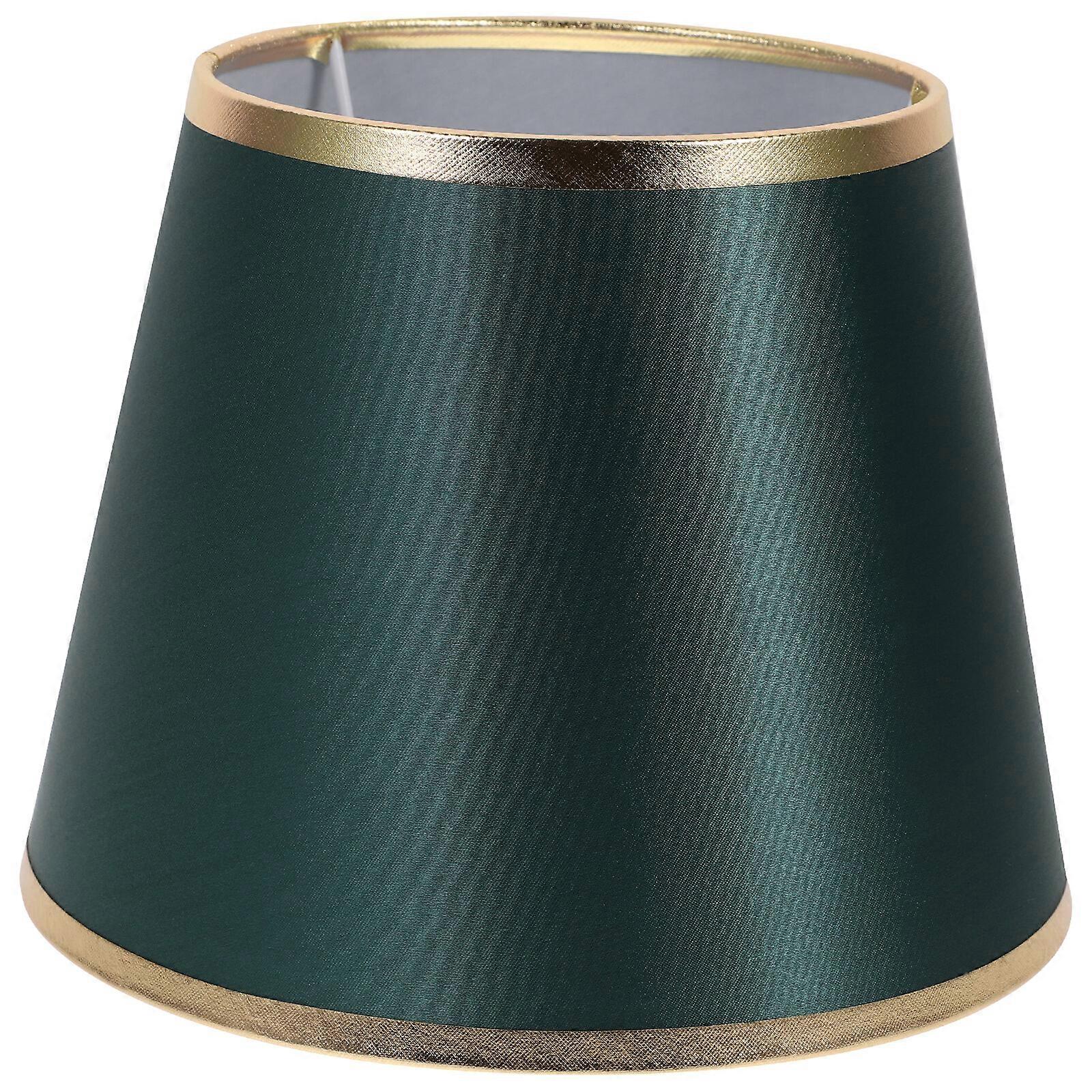 Paralume di ricambio per lampada, paralume per hotel e uso domestico (E27) Verde scuro 22X22X17.5CM