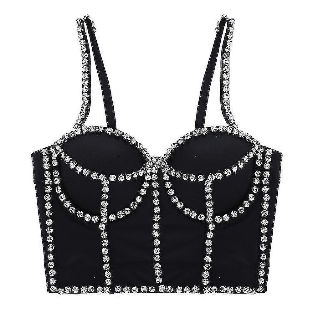 Kvinnors behåar trycker upp Bier Crop Top för kvinnor korsetttankväst