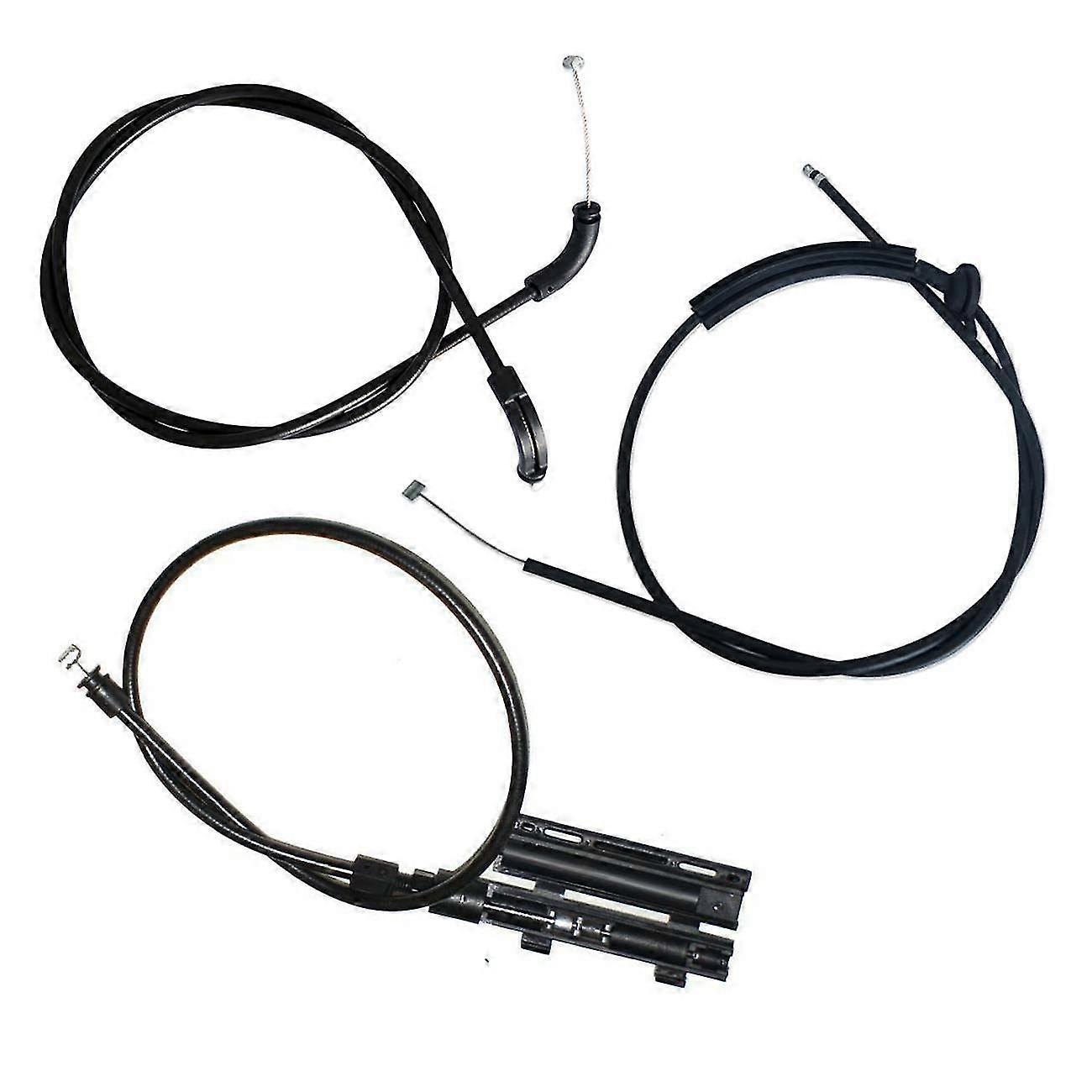3pcs Engine Hood Release Cable Bowden Cable Kit For E65 E66 7er 51237197474